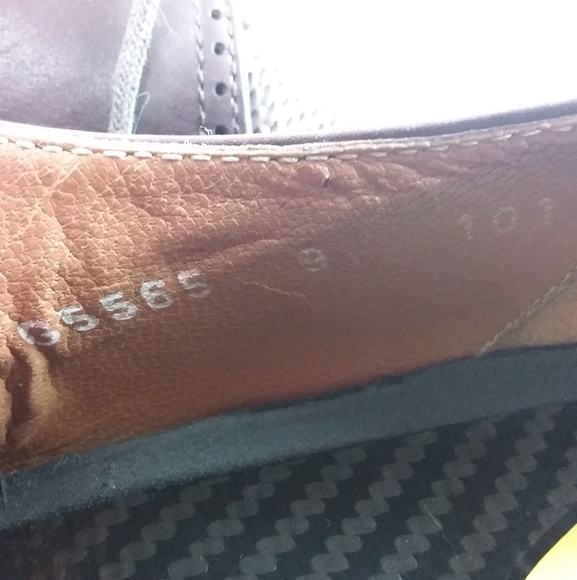 Toschi CIS Equipped Carbonlite Oxfords Dress Shoes Apron Toe Brown Leather - Picture 12 of 12